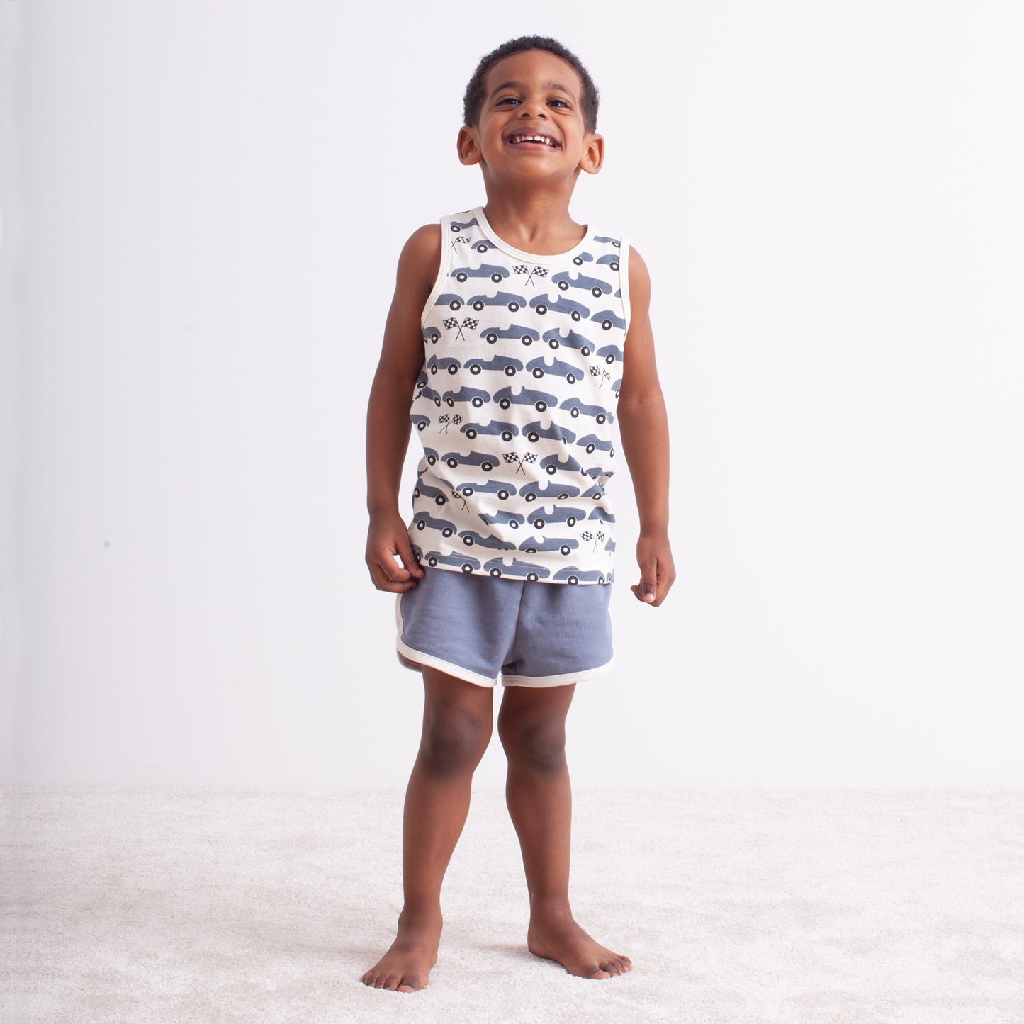 Tank Top - Dog Parade Blue
