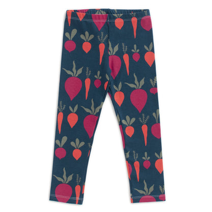 Leggings - Root Vegetables Night Sky