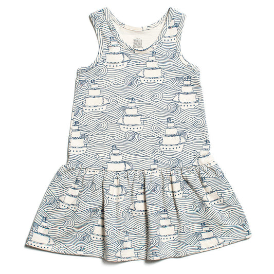 Valencia Dress - High Seas Navy