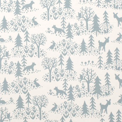 Long-Sleeve Lap Tee - Winter Scenic Pale Blue